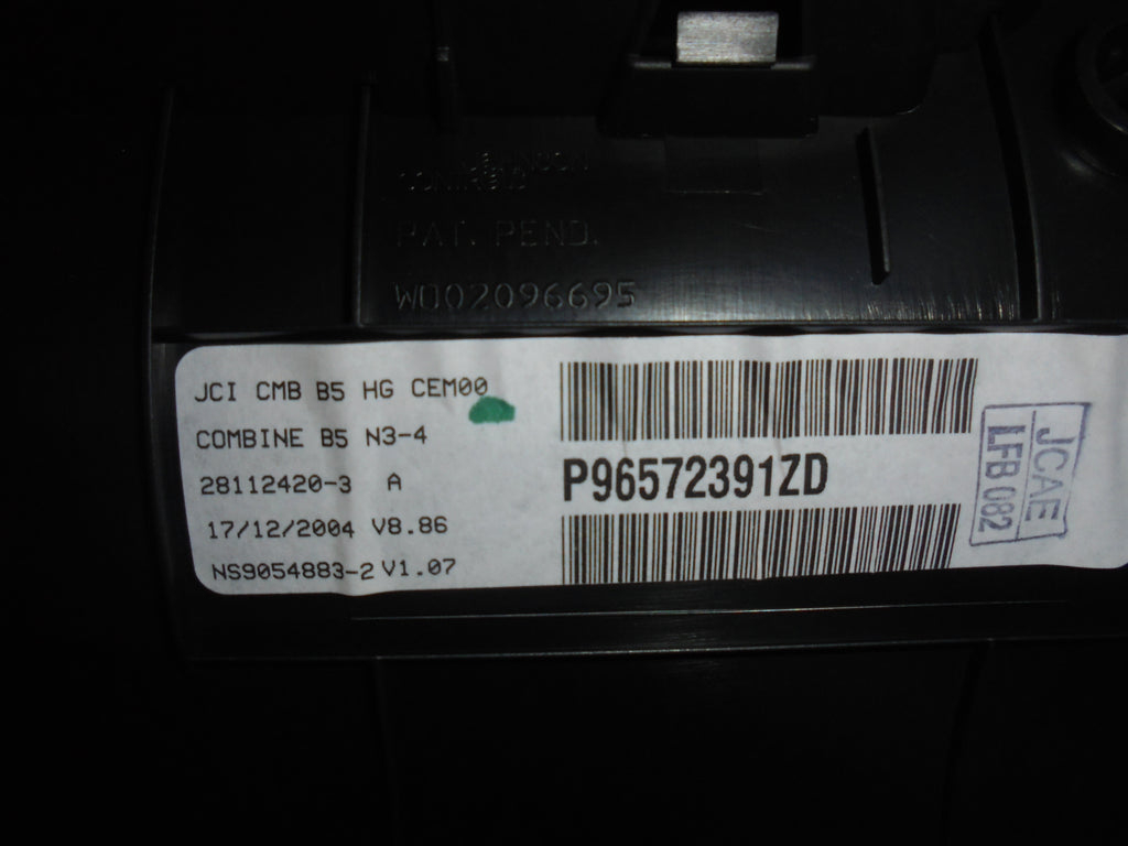 Citroen C4 Speedometer - Instrument Med OEM Nr. Ophugger Fra Citroen Ophugger