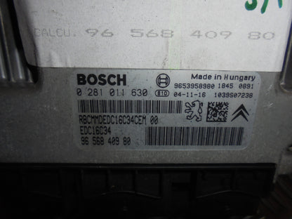 Citroen C4 Motorstyring - Motorstyreboks - Injection Elboks Med OEM Nr. Ophugger Fra Citroen Ophugger