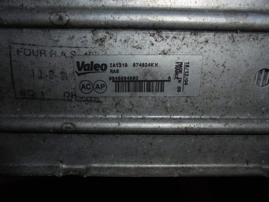 Citroen C4 Køler Intercooler Med OEM Nr. Ophugger Fra Citroen Ophugger