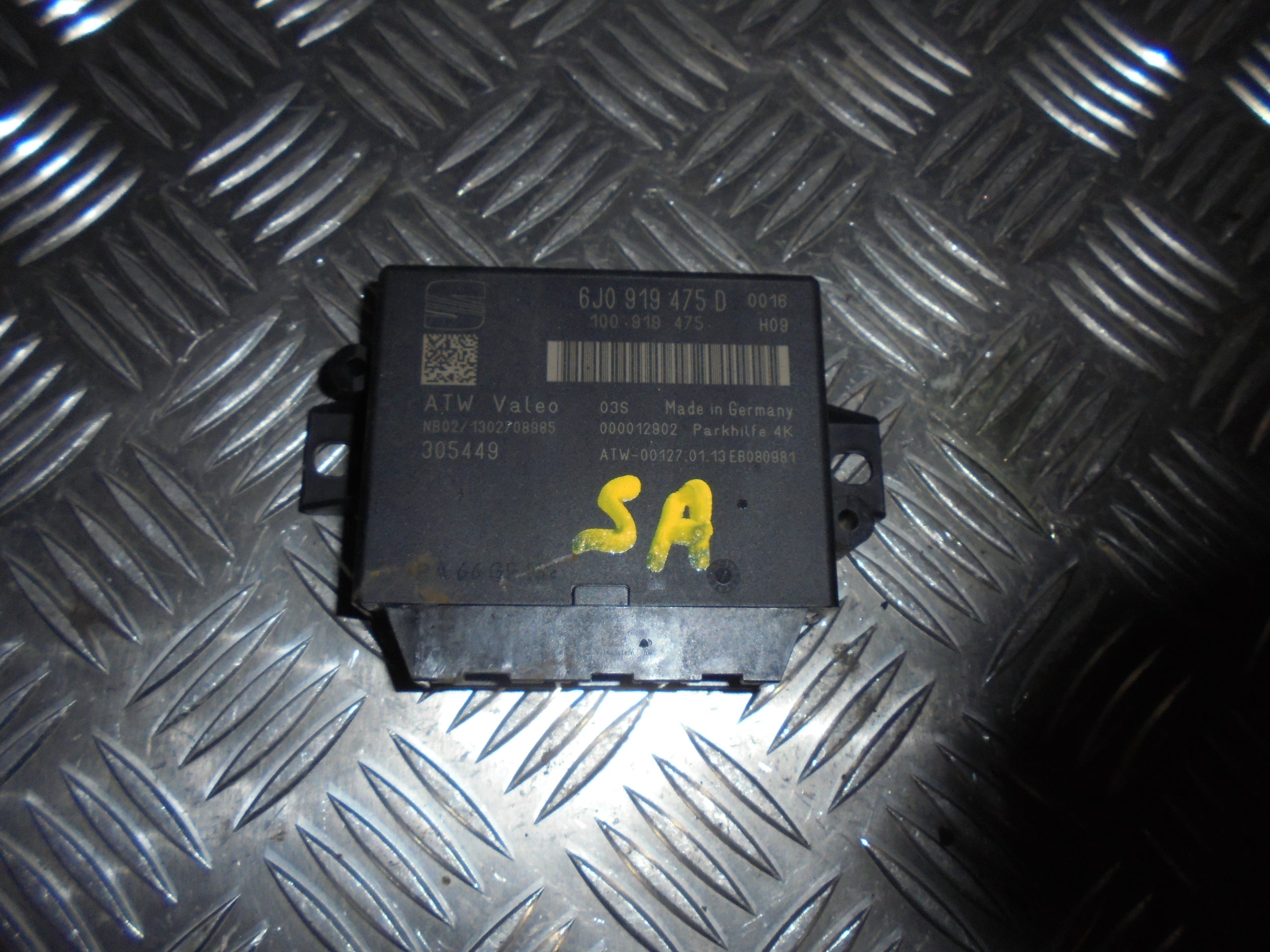 Seat Ibiza  Pdc Sensor/Baksensor Med OEM Nr. 6J0919475D Fra Seat Ophugger