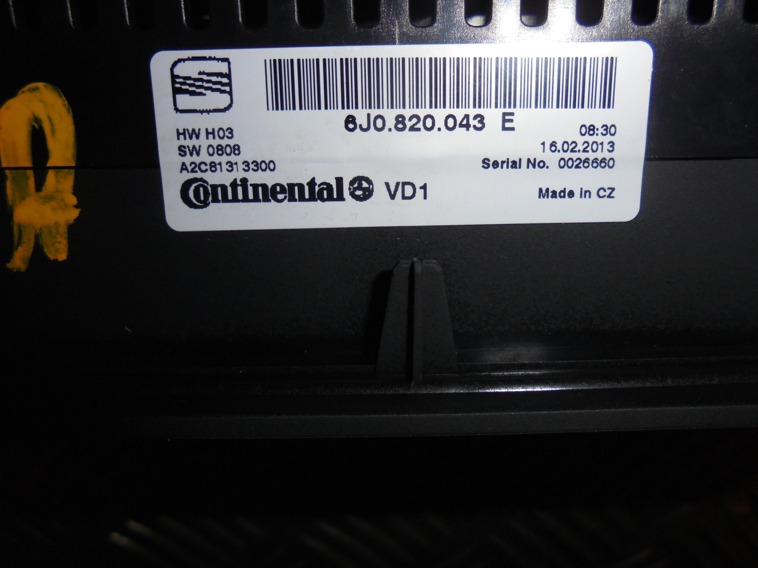 Seat Ibiza Varmeregulering Med OEM Nr. 6J0820043E Fra Seat Ophugger