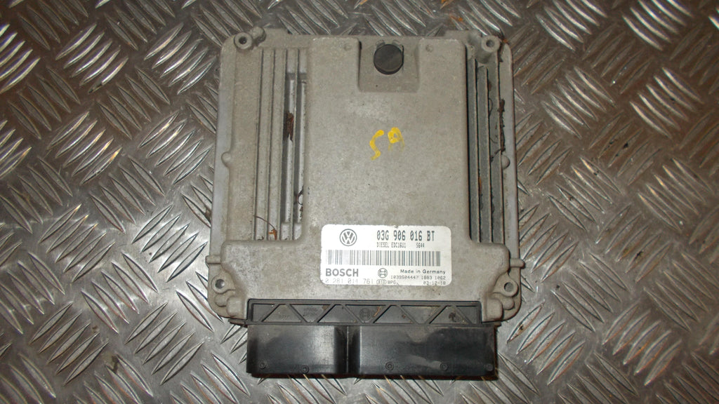 VW Touran 1T/Gp Motorstyring - Motorstyreboks - Injection Elboks Med OEM Nr. 03G906016BT Fra VW Ophugger