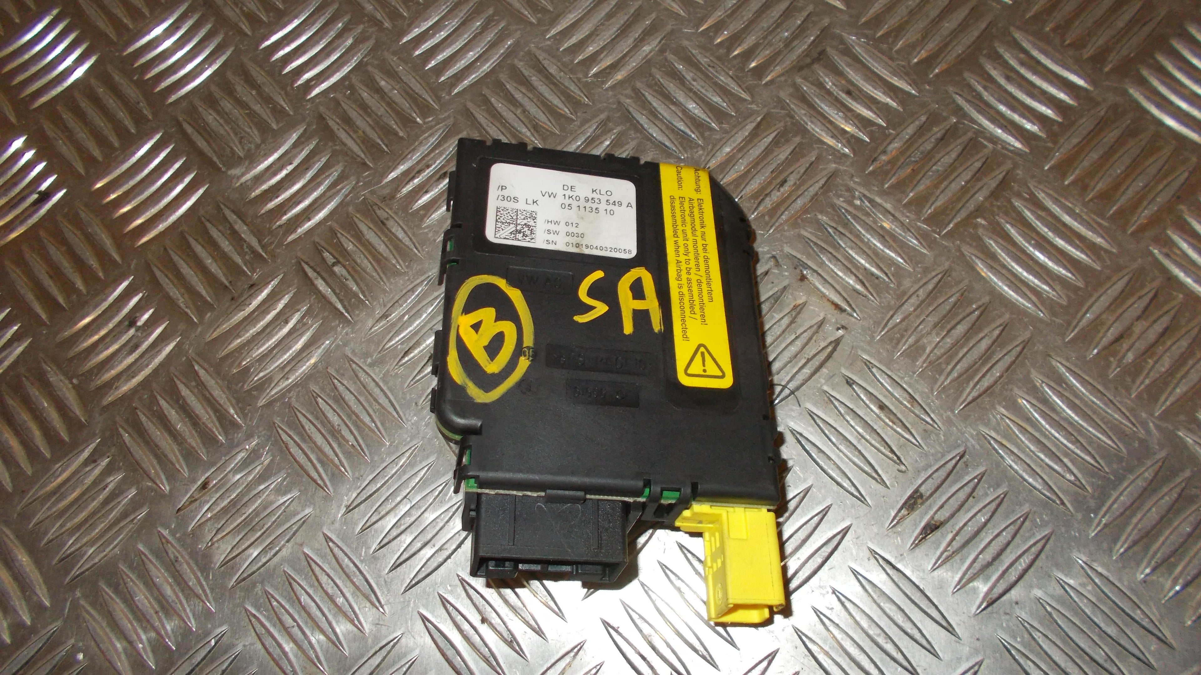 VW Touran 1T/Gp Ratvinkelsensor Med OEM Nr. 1K0953549A Fra VW Ophugger