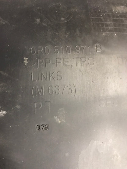 VW Polo 6R Inderskærm Med OEM Nr. 6R0810971C Fra VW Ophugger