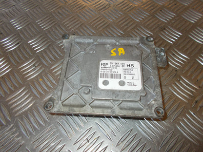 Opel Zafira B Motorstyring - Motorstyreboks - Injection Elboks Med OEM Nr. 55567114 Fra Opel Ophugger