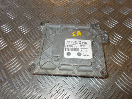 Opel Zafira B Motorstyring - Motorstyreboks - Injection Elboks Med OEM Nr. 55567114 Fra Opel Ophugger