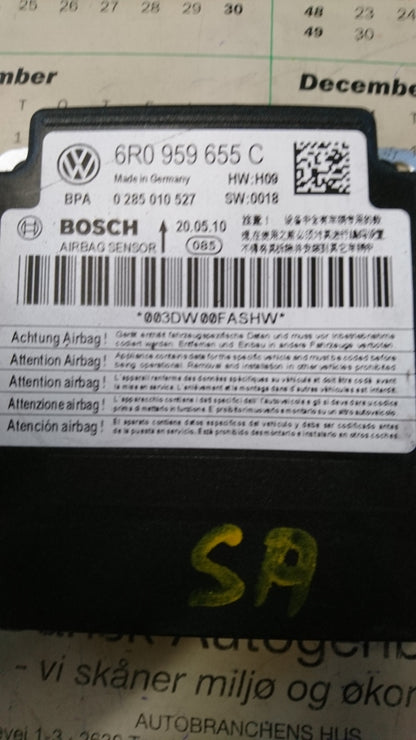 Seat Ibiza 6J Airbag Elboks Med OEM Nr. 6R0959655C Fra Seat Ophugger