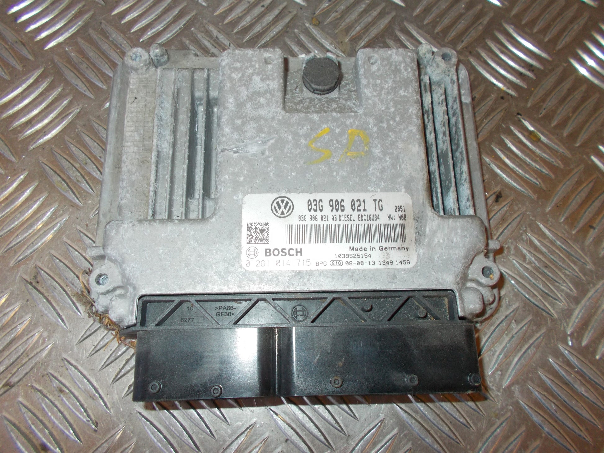 Skoda Octavia Motorstyring - Motorstyreboks - Injection Elboks Med OEM Nr. 03G906021TG Fra Skoda Ophugger