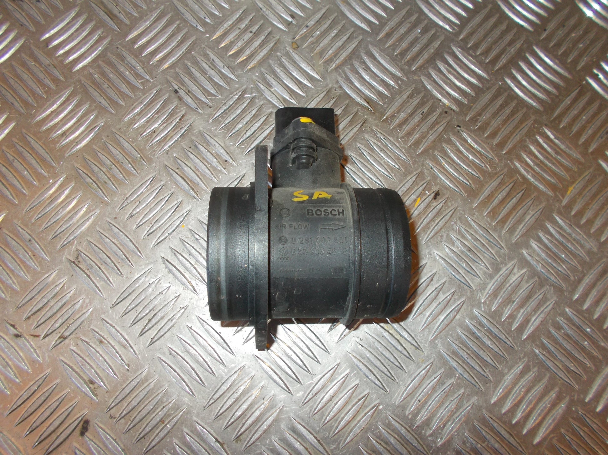 Skoda Octavia Luftmængdemåler Med OEM Nr. 0281002531 Fra Skoda Ophugger