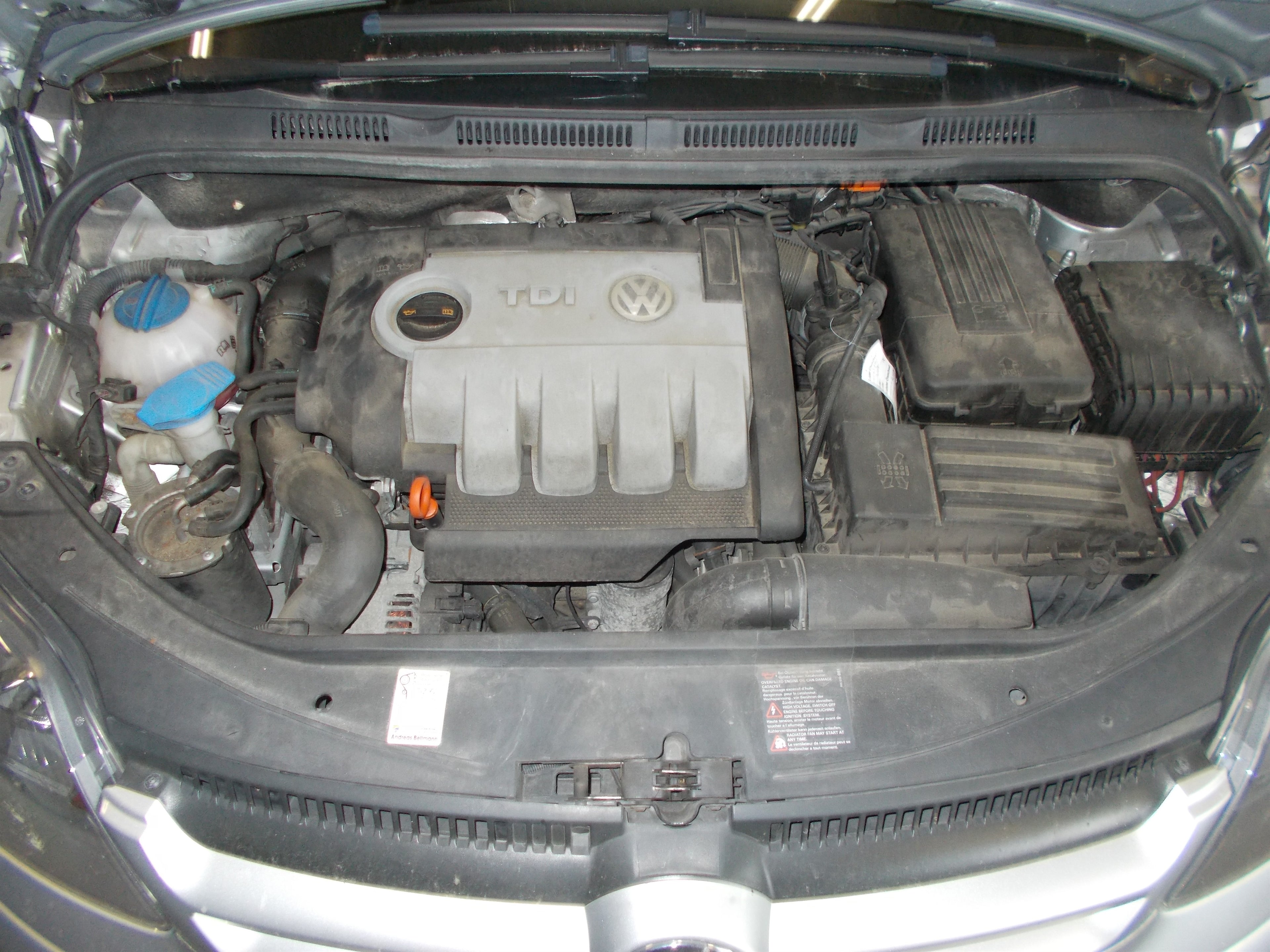VW Golf 5 1K Pluk-Selv-Bil Med OEM Nr. Ophugger Fra VW Ophugger