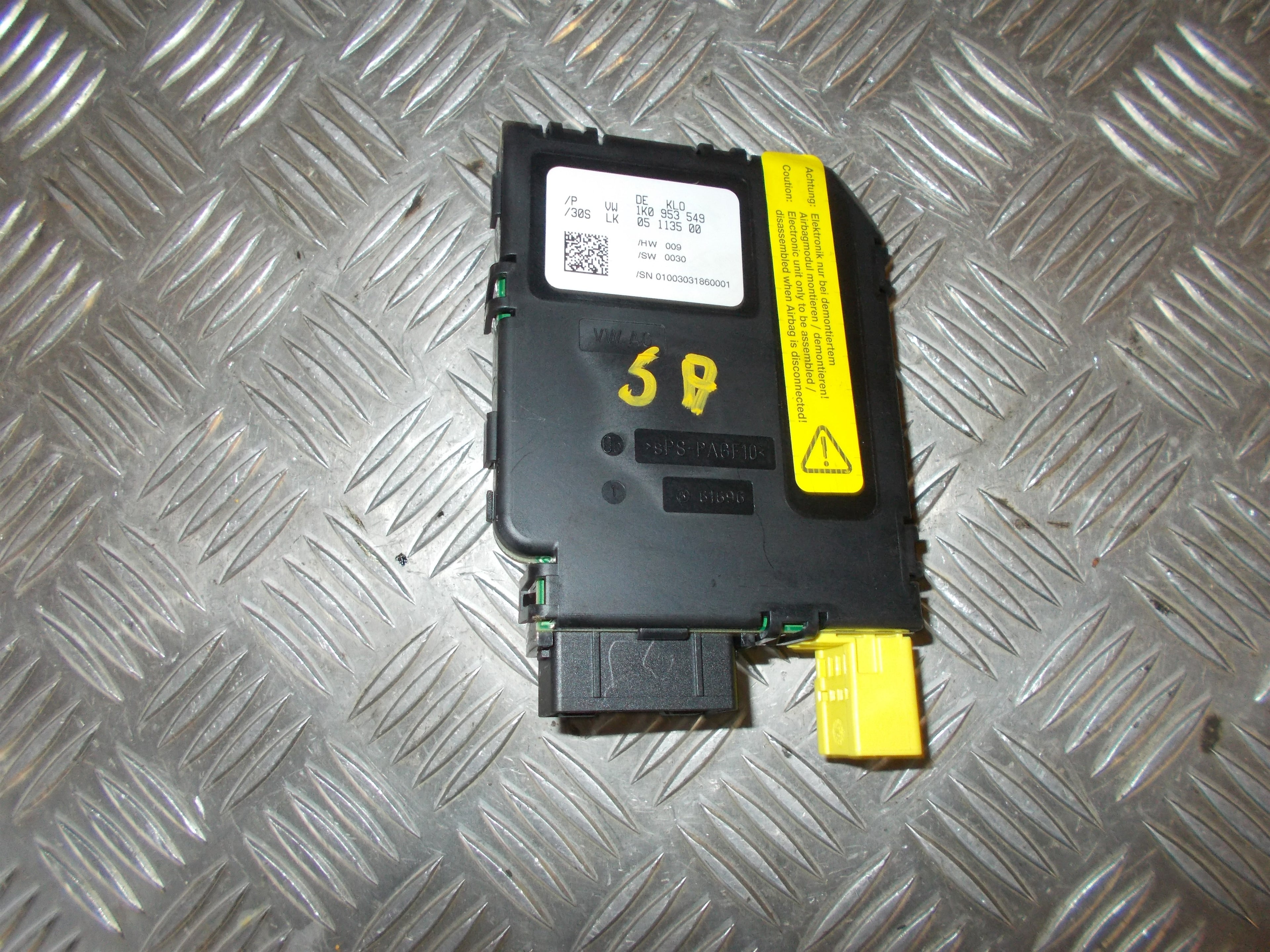 Audi A3 Ratvinkelsensor Med OEM Nr. 1K0953549 Fra Audi Ophugger