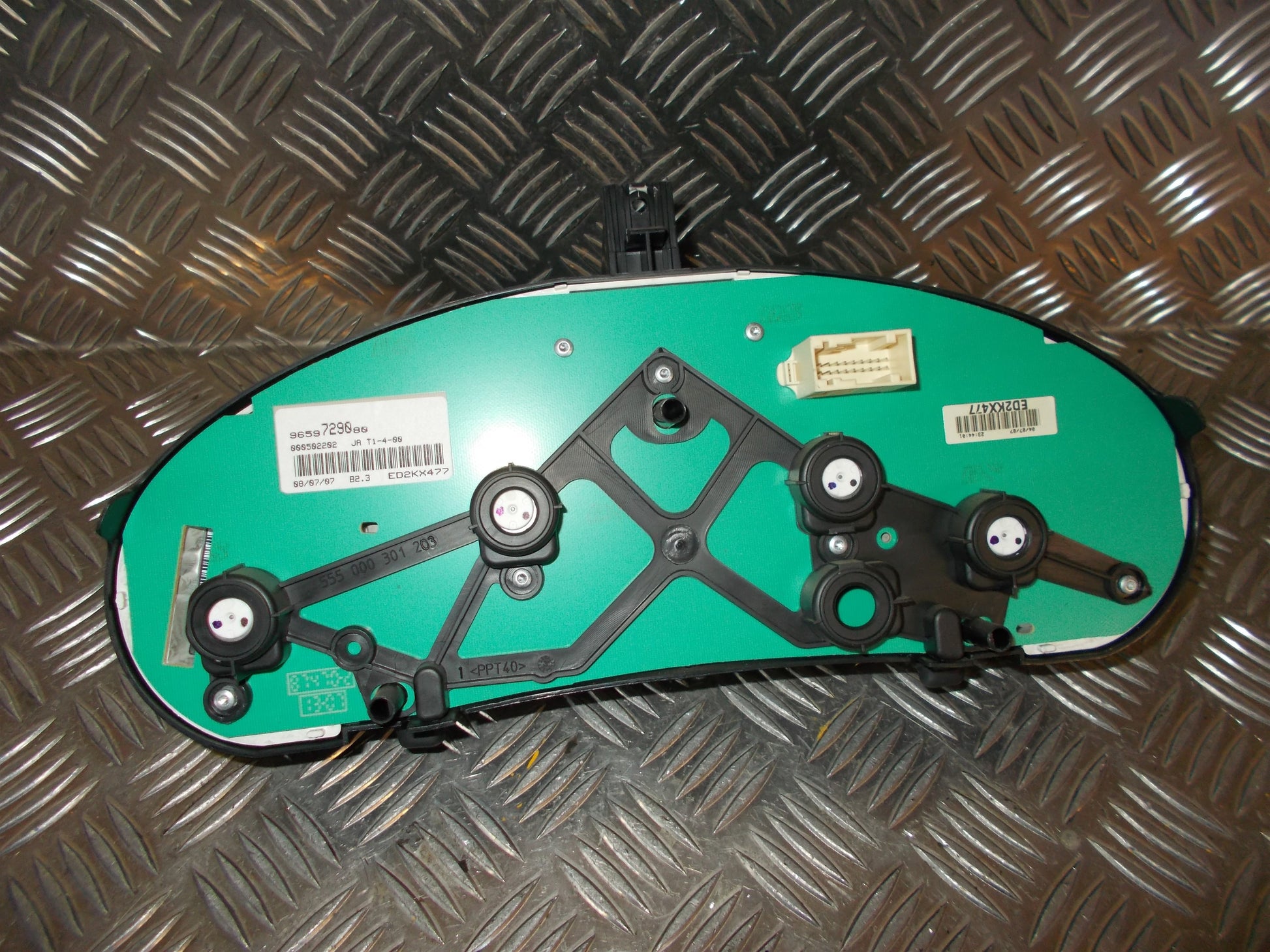 Peugeot 206 Speedometer - Instrument Med OEM Nr. 6106LJ Fra Peugeot Ophugger