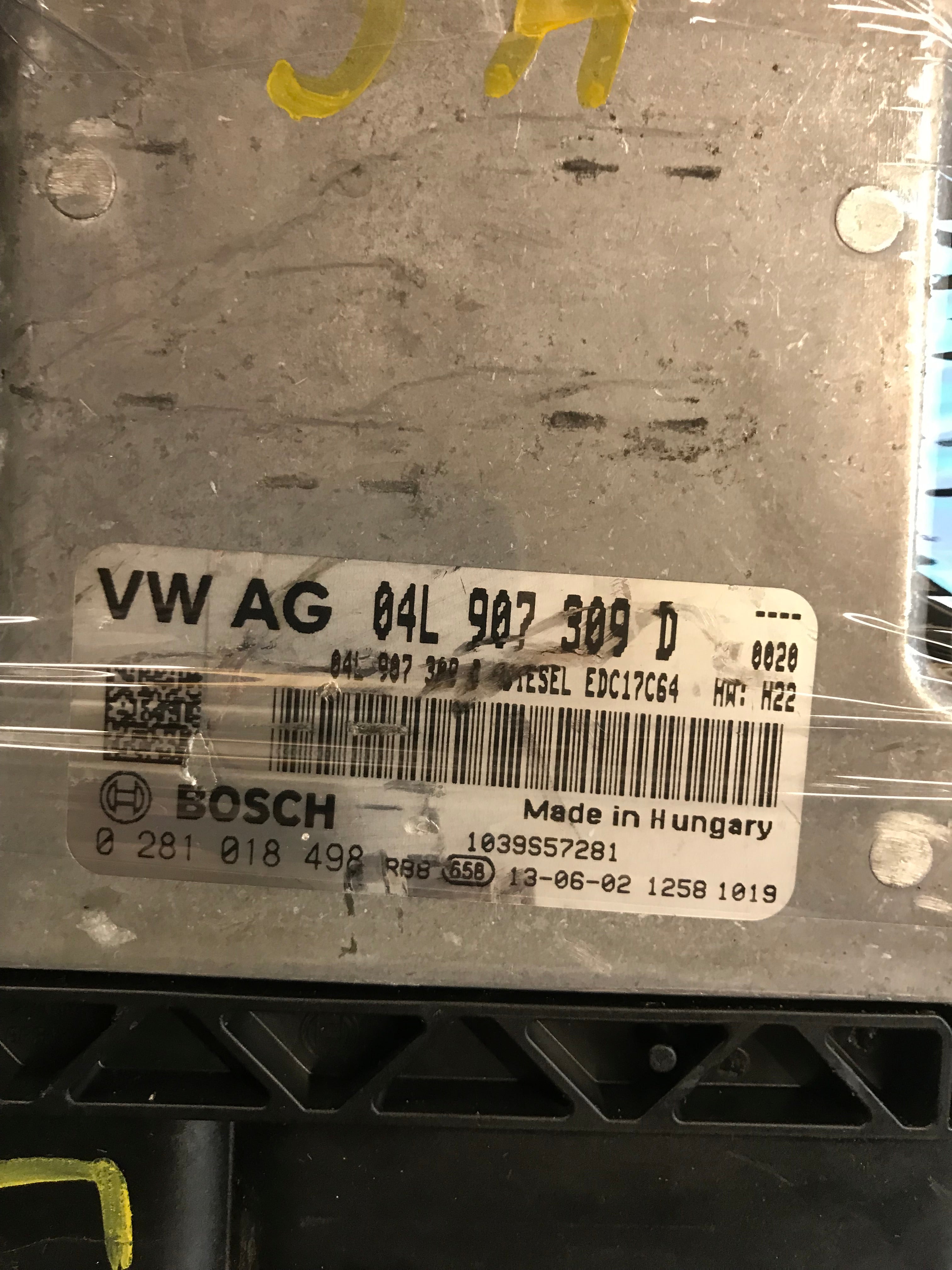 Skoda Octavia Motorstyring - Motorstyreboks - Injection Elboks Med OEM Nr. 0281018498 Fra Skoda Ophugger