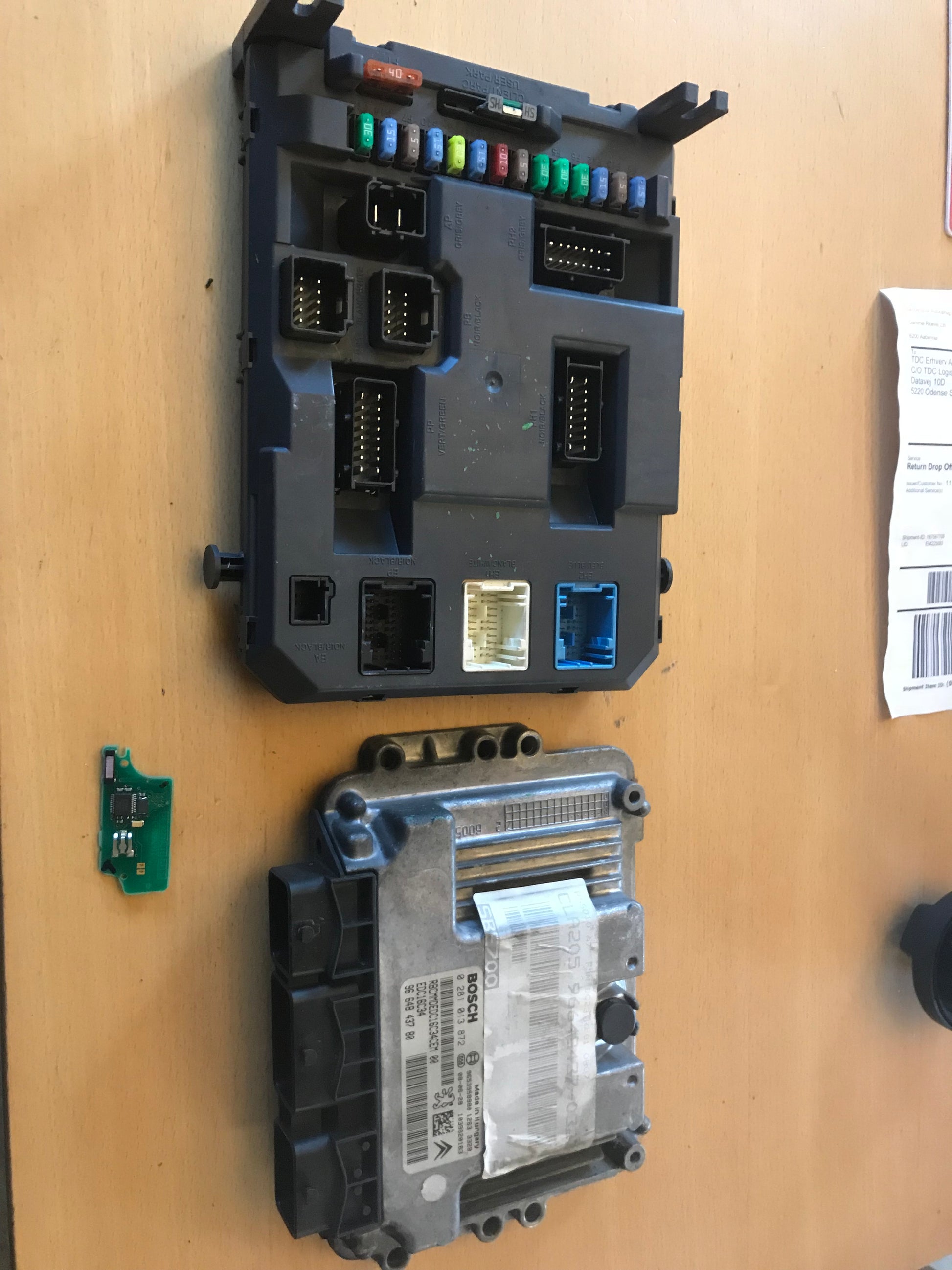 Peugeot 207 Startspærre Med OEM Nr. 96648437 Fra Peugeot Ophugger