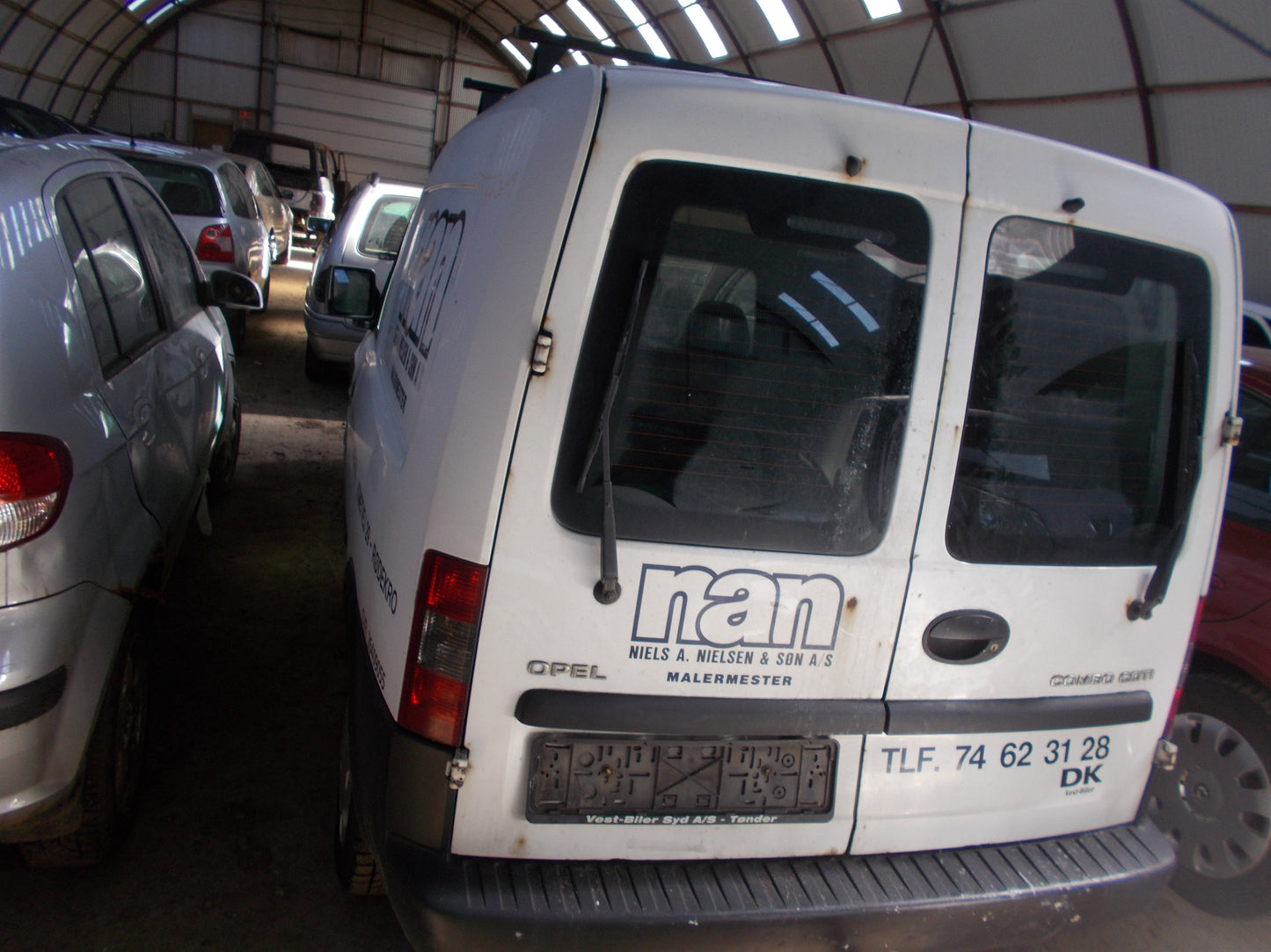 Opel Combo C Pluk-Selv-Bil Med OEM Nr. Ophugger Fra Opel Ophugger