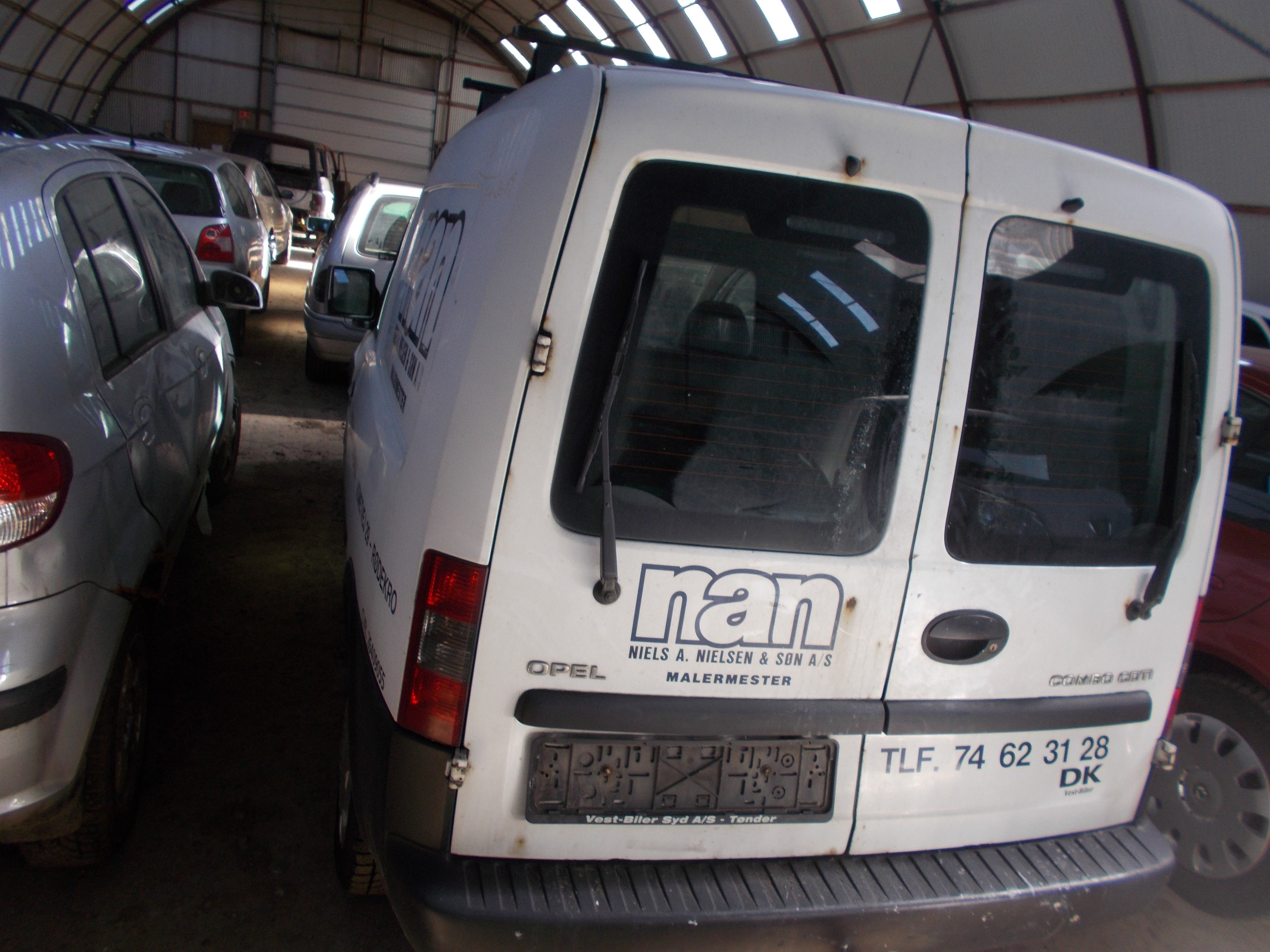 Opel Combo C Pluk-Selv-Bil Med OEM Nr. Ophugger Fra Opel Ophugger