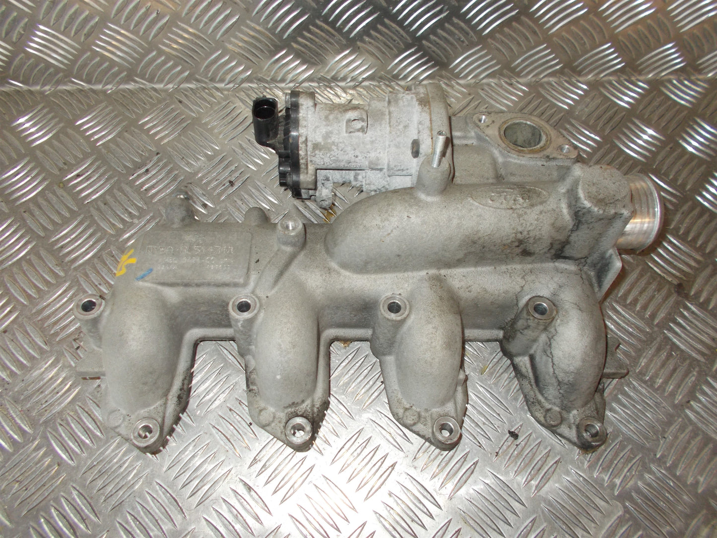 Ford Mondeo 4 Manifold Ind Med OEM Nr. 4M5Q9424CD Fra Ford Ophugger