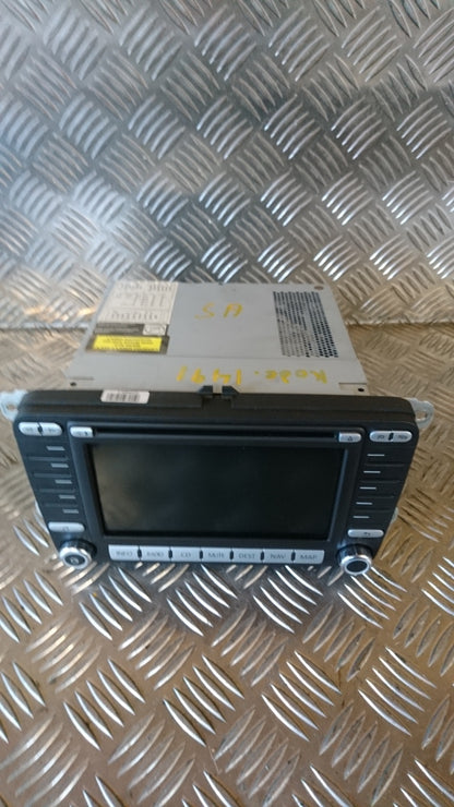 VW Golf 5 1K Radio M/Cd Med OEM Nr. 1K0035198C Fra VW Ophugger