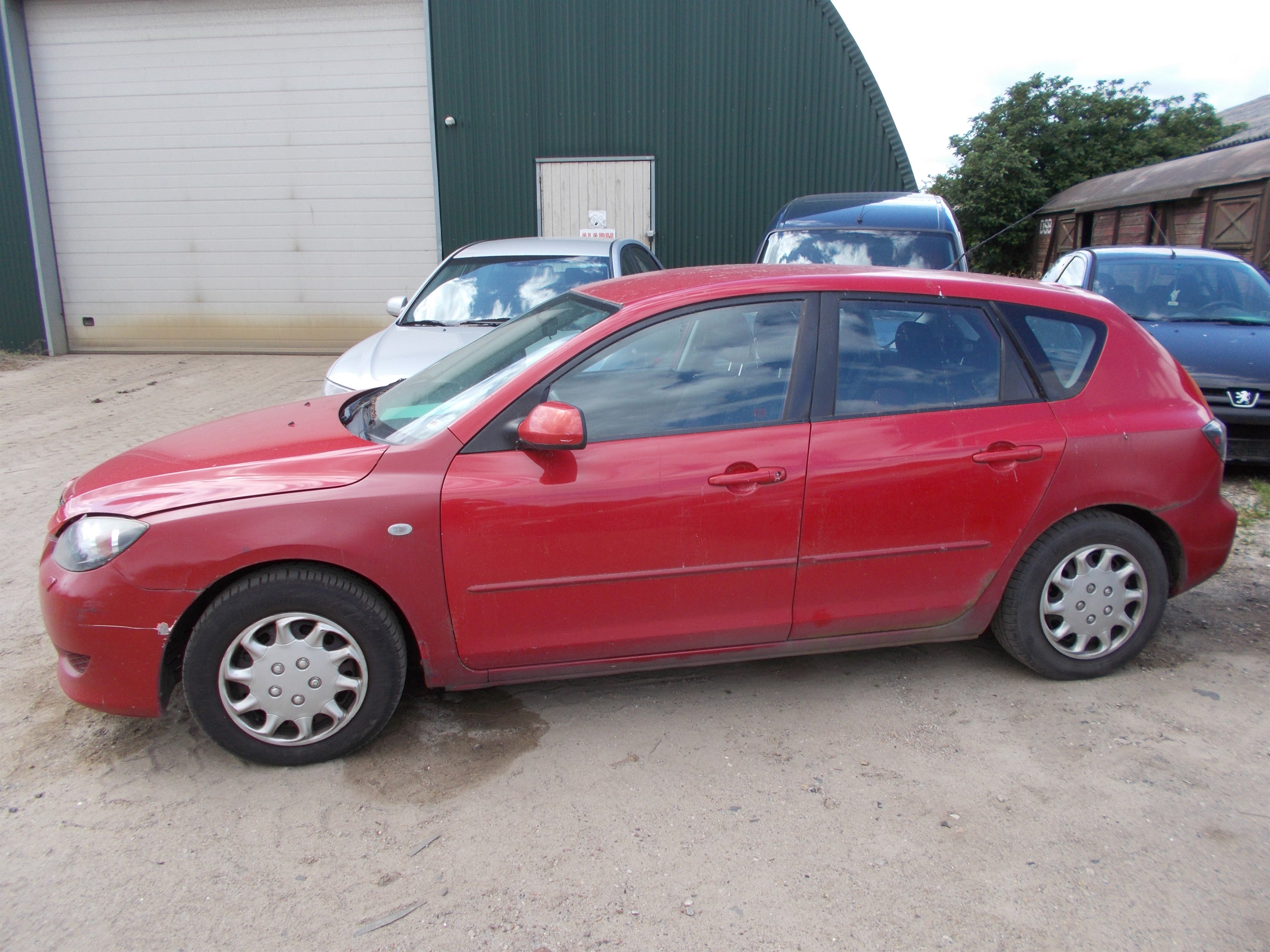 Mazda 3 Bk Pluk-Selv-Bil Med OEM Nr. Ophugger Fra Mazda Ophugger