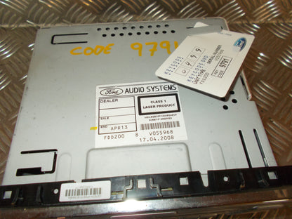 Ford Focus Radio M/Cd Med OEM Nr. 8M5T18C815AB Fra Ford Ophugger