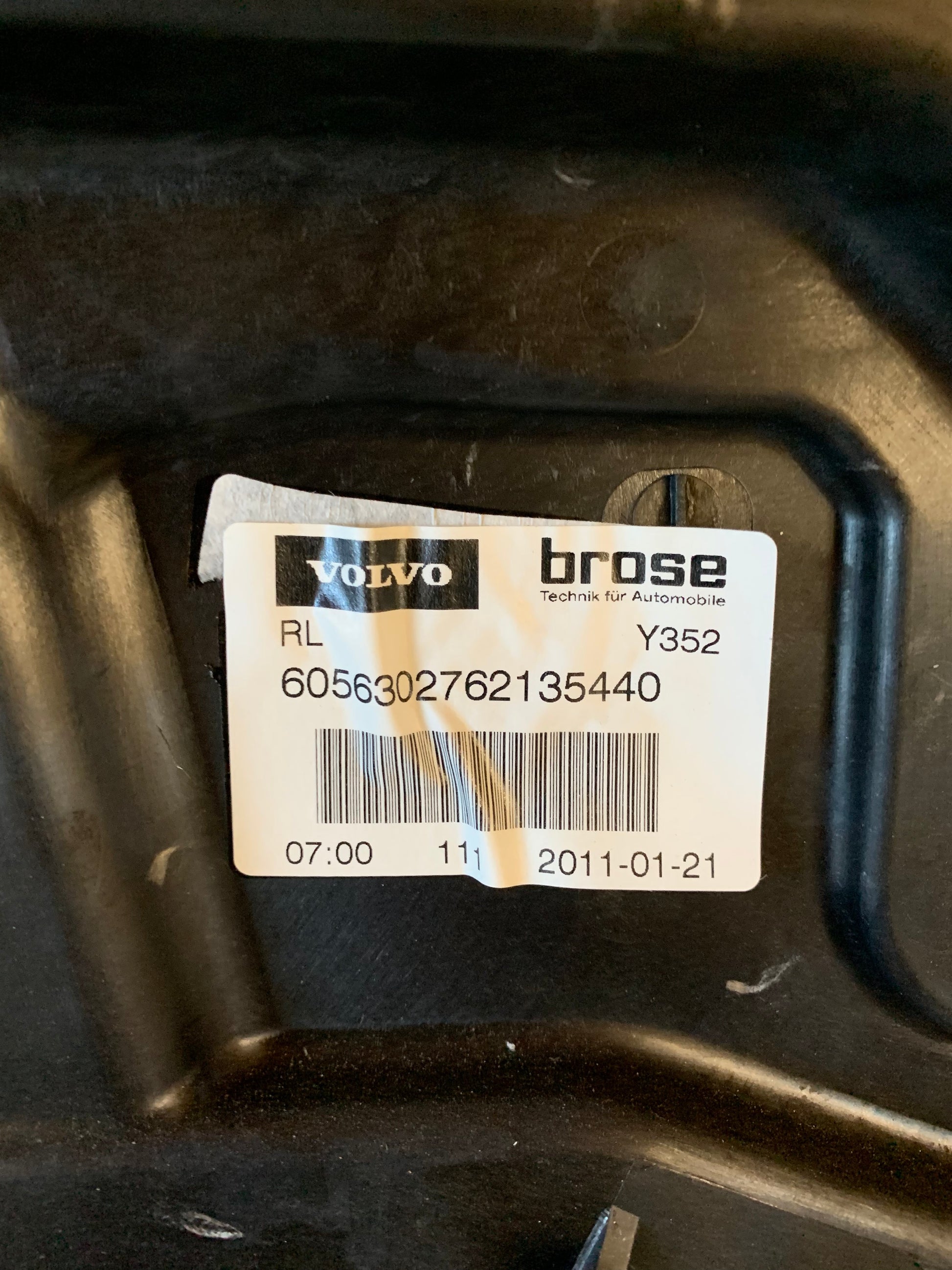 Volvo S60/V60 Rudemotor - Rudehejs Med OEM Nr. Ophugger Fra Volvo Ophugger