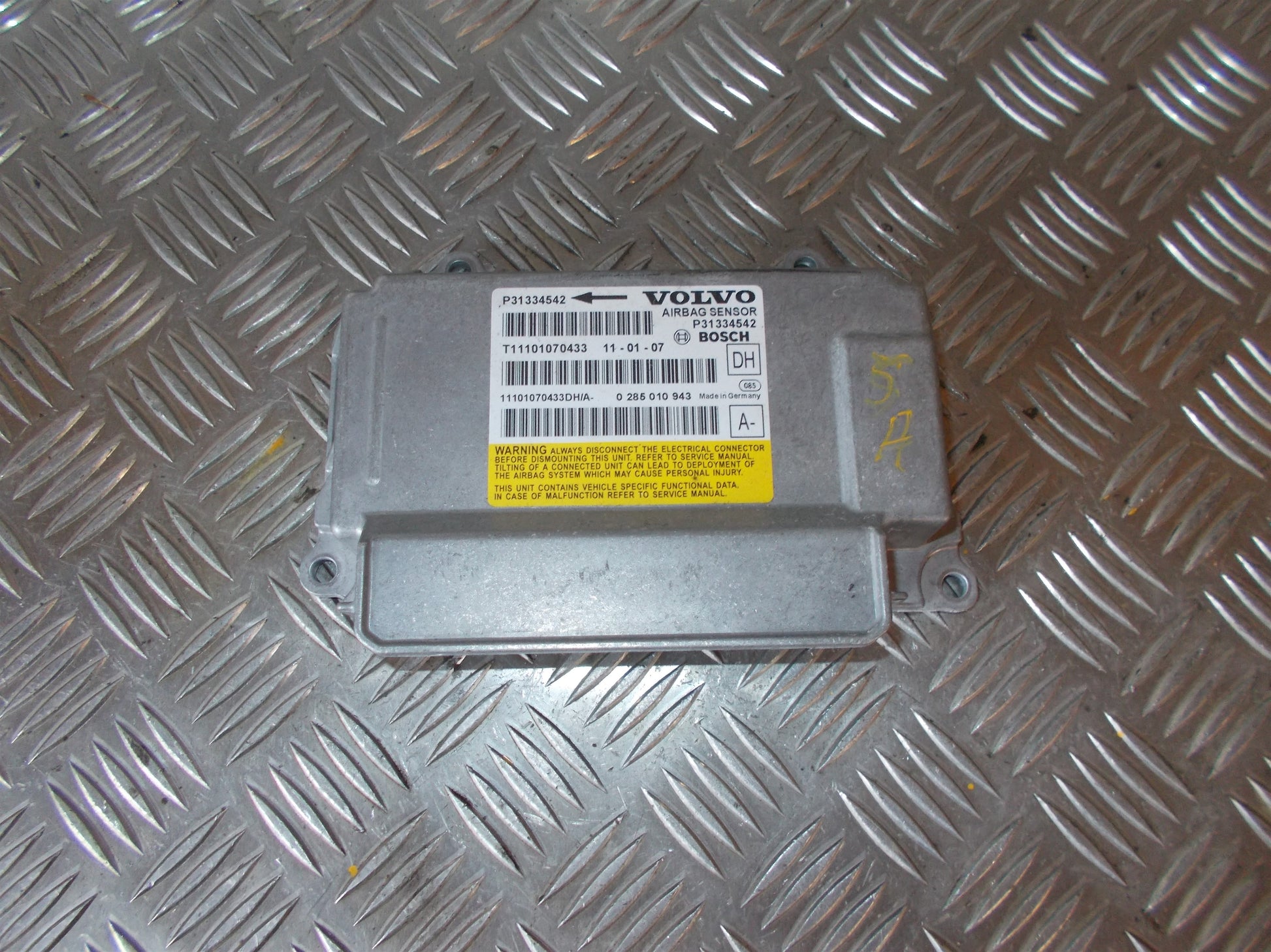 Volvo S60/V60 Airbag Elboks Med OEM Nr. P31334542 Fra Volvo Ophugger