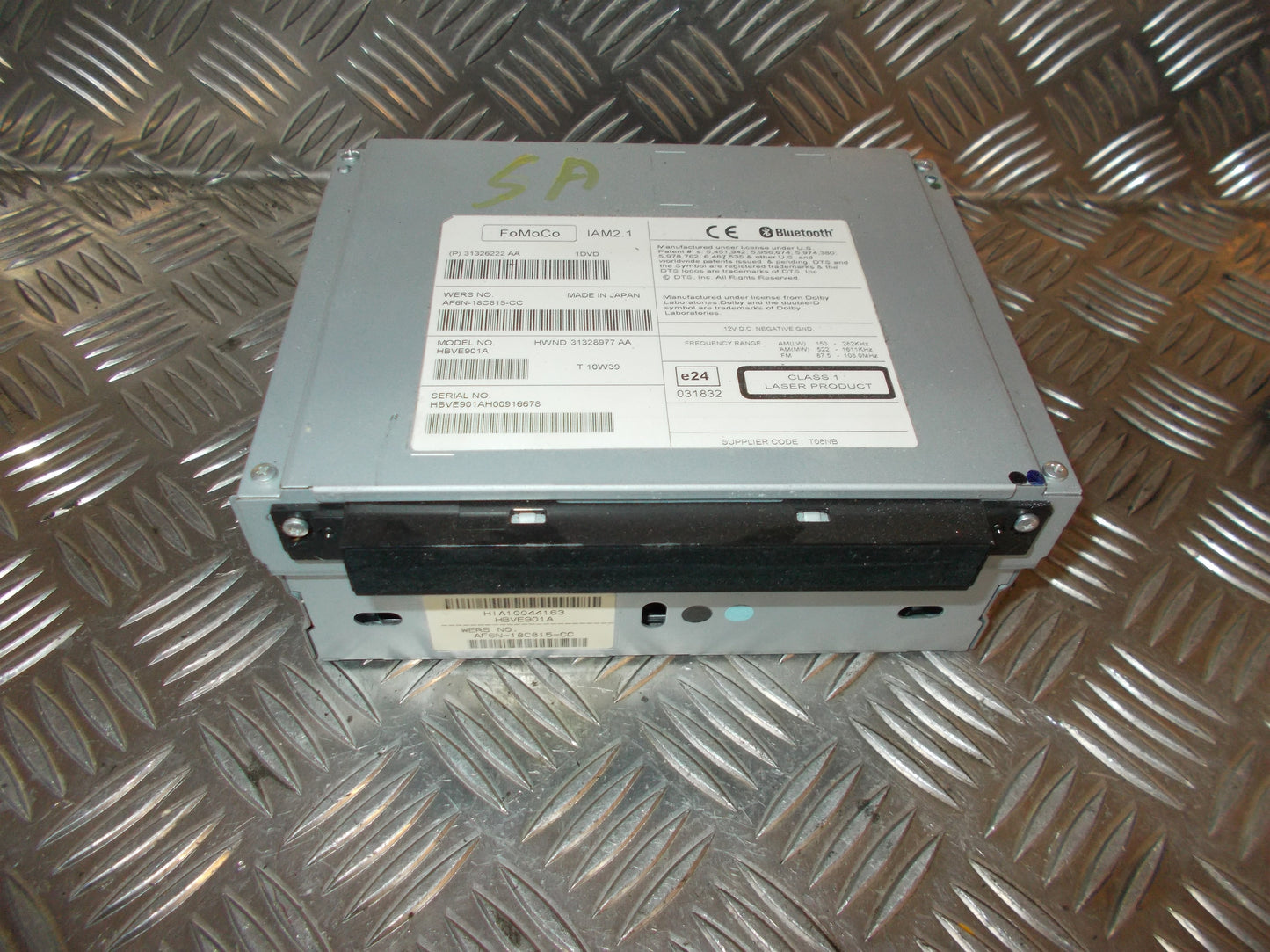 Volvo S60/V60 Radio M/Cd Med OEM Nr. 31326222AA Fra Volvo Ophugger