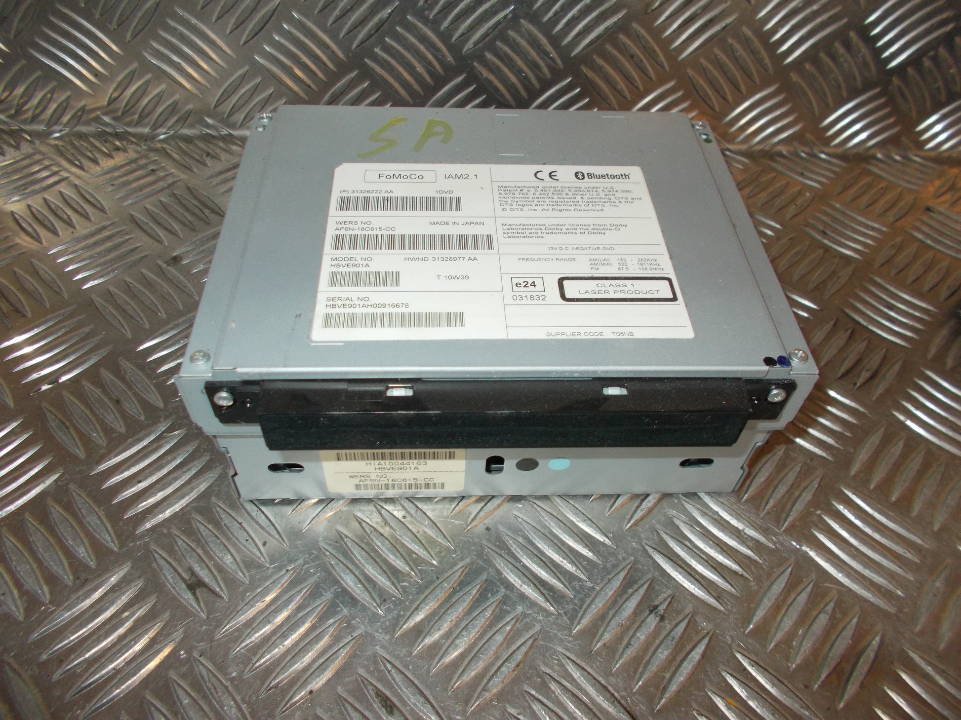 Volvo S60/V60 Radio M/Cd Med OEM Nr. 31326222AA Fra Volvo Ophugger