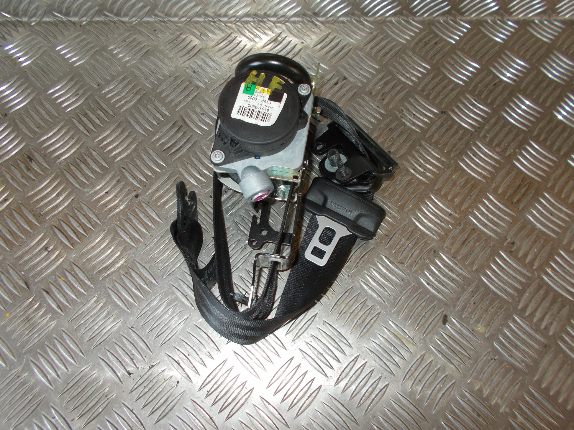 Volvo S60/V60 Sikkerhedsseler For Med OEM Nr. 39800482 Fra Volvo Ophugger
