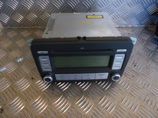 VW Golf 5 1K Radio M/Cd Med OEM Nr. RCD300MP3 Fra VW Ophugger