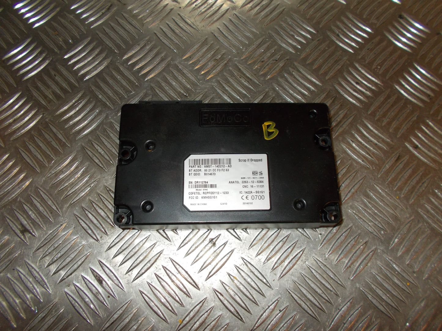 Ford C‑Max 2 Relæ Diverse Med OEM Nr. AM5T14D212AD Fra Ford Ophugger