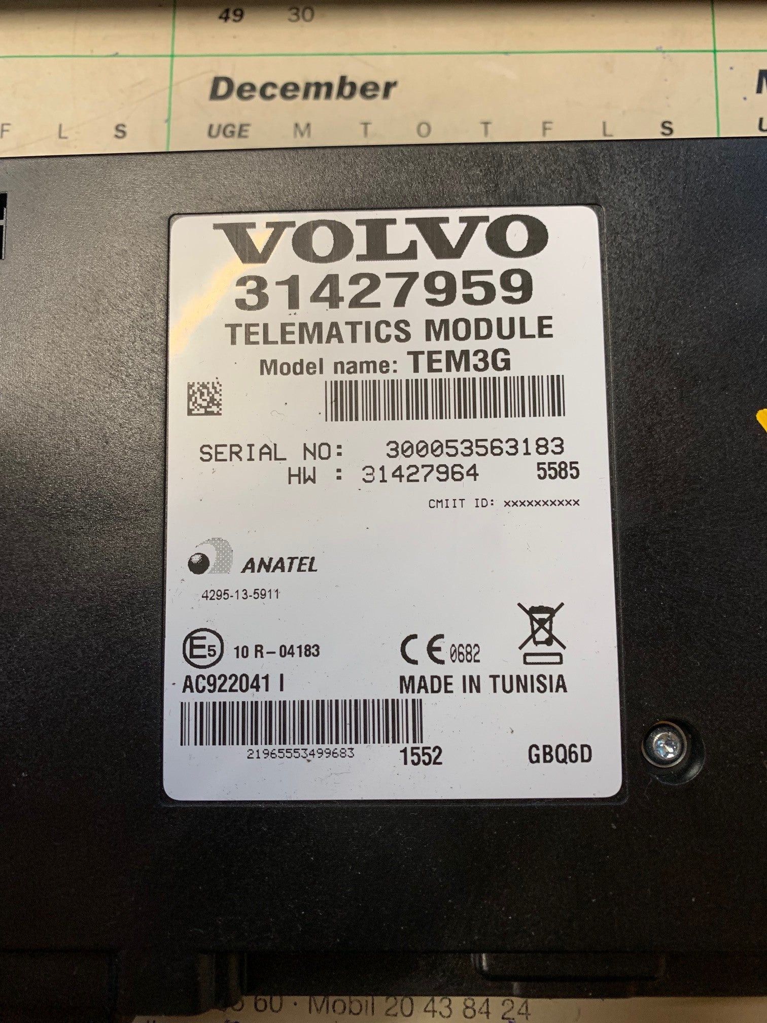 Volvo V70 Relæ Diverse Med OEM Nr. 31427959 Fra Volvo Ophugger