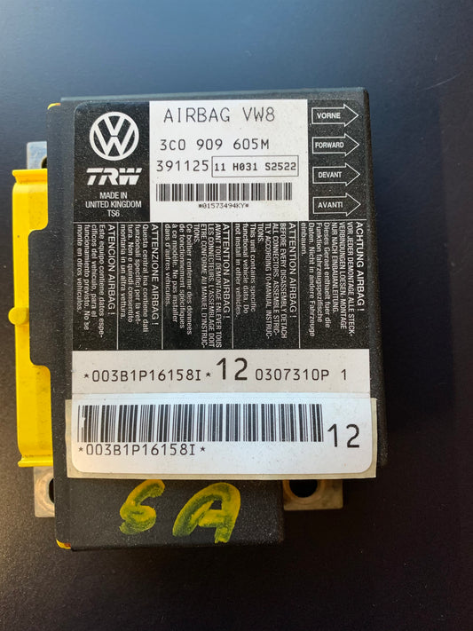 VW Passat 3C Airbag Elboks Med OEM Nr. 3C0909605M Fra VW Ophugger