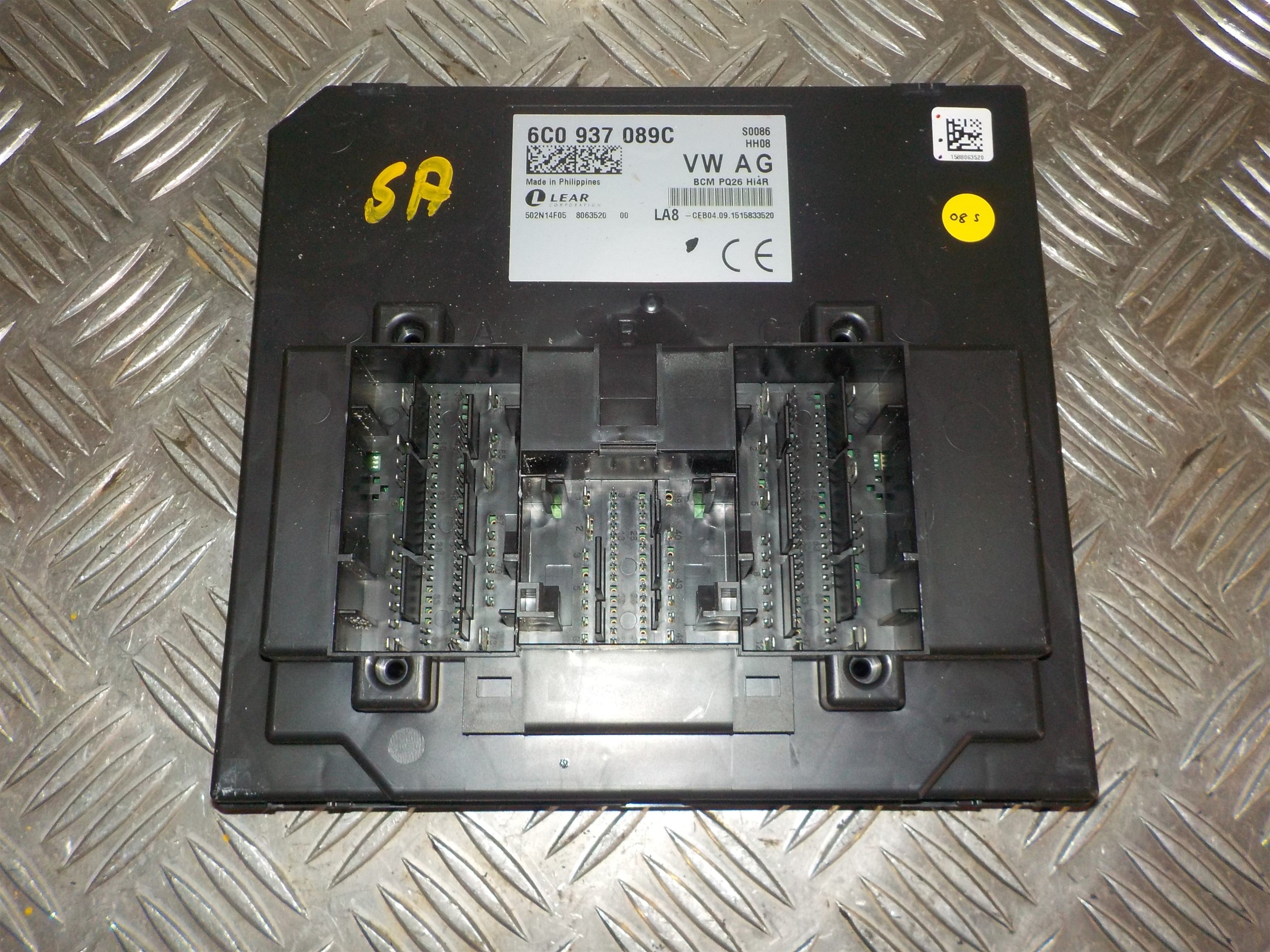 VW Polo 6C Bcm / Komfortkomputer Med OEM Nr. 6C0937089E Fra VW Ophugger