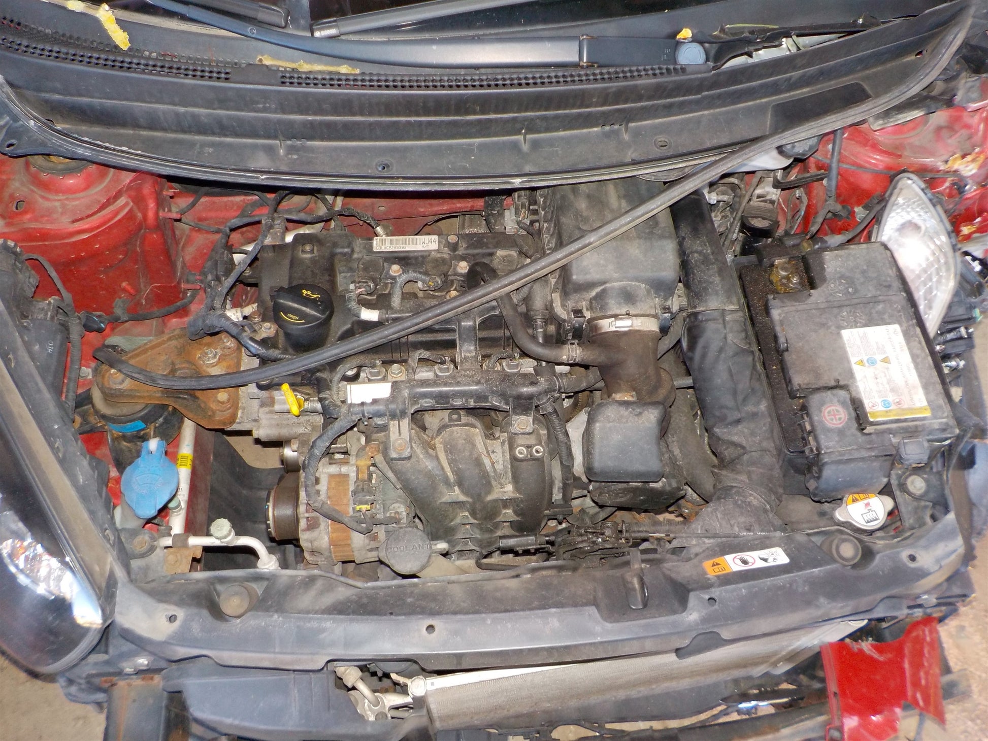 Kia Picanto Pluk-Selv-Bil Med OEM Nr. Ophugger Fra Kia Ophugger