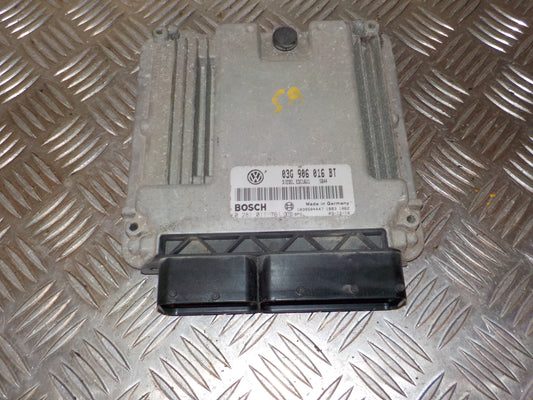 VW Touran 1T GP Motorstyring - Motorstyreboks - Injection Elboks Med OEM Nr. 03G906016BT Fra VW Ophugger