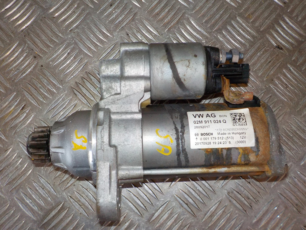 Skoda Fabia Starter Med OEM Nr. 02M911024JX Fra Skoda Ophugger