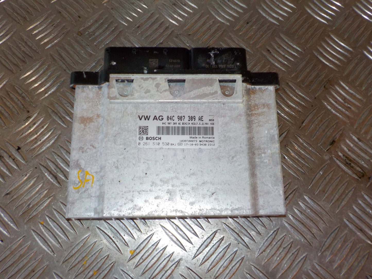 Skoda Fabia Motorstyring - Motorstyreboks - Injection Elboks Med OEM Nr. 04C907309AE Fra Skoda Ophugger