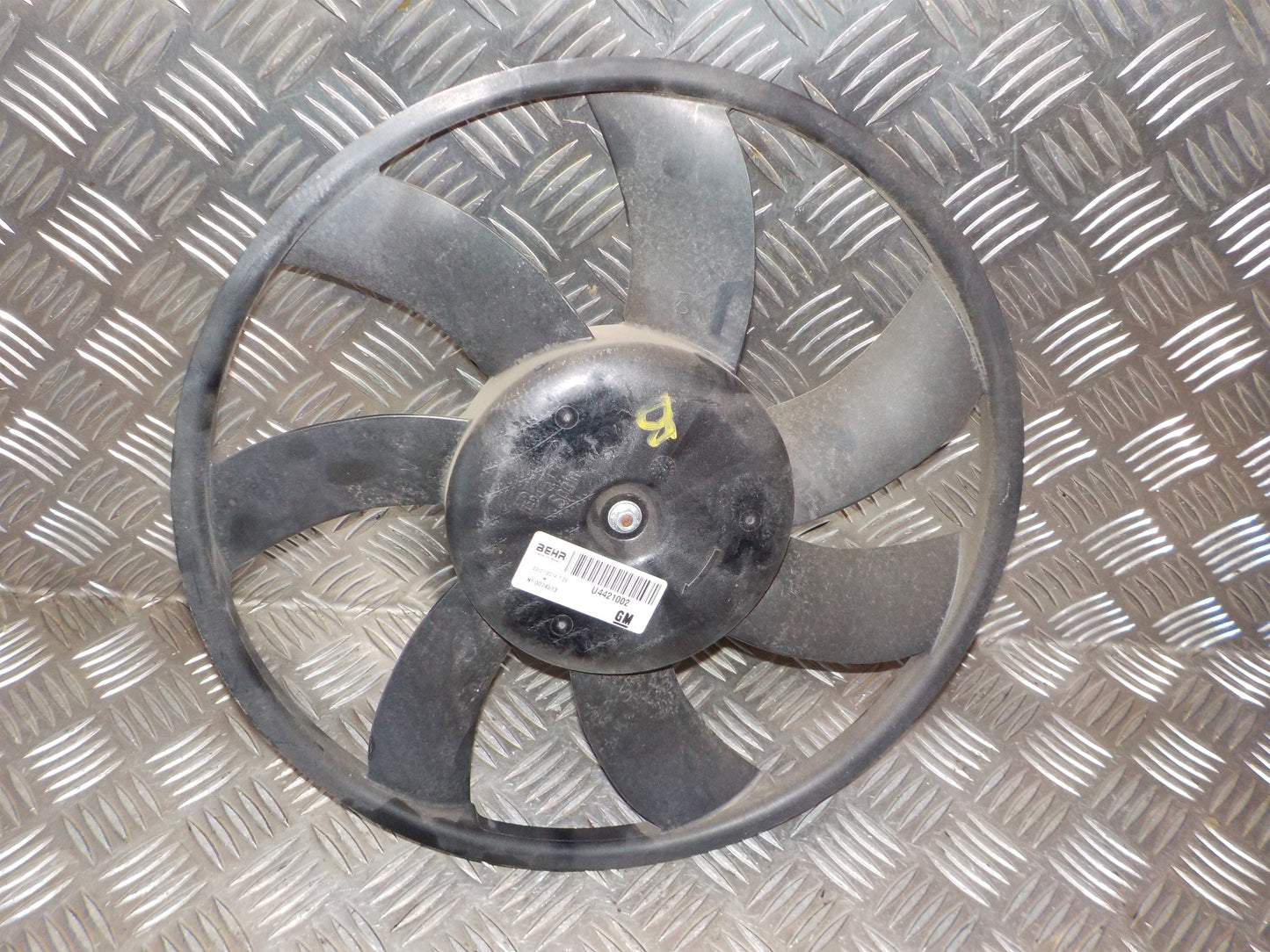 Opel Meriva B Kølerblæser El Med OEM Nr. U4421002 Fra Opel Ophugger