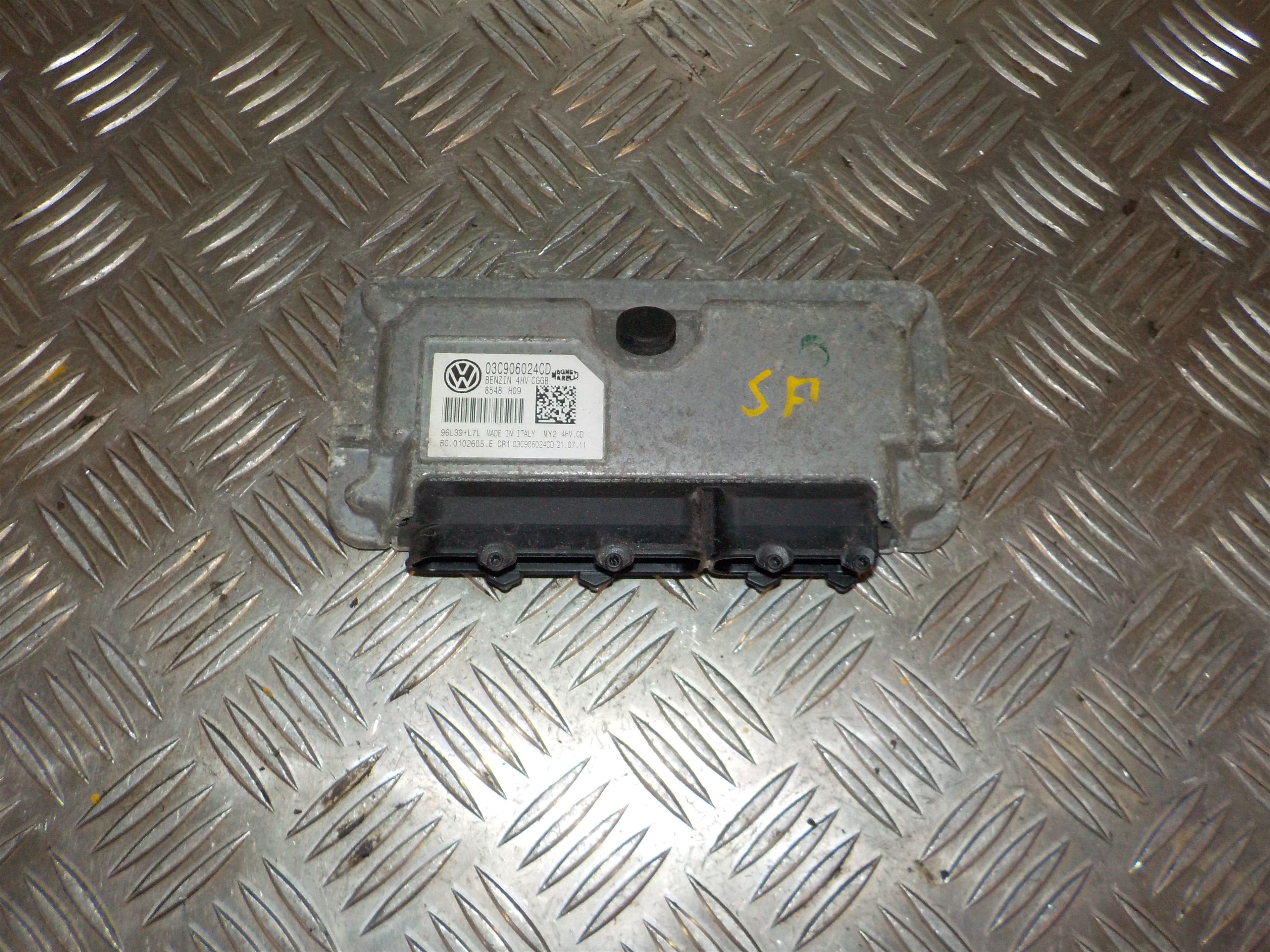 Seat Ibiza Motorstyring - Motorstyreboks - Injection Elboks Med OEM Nr. 03C906024CD Fra Seat Ophugger