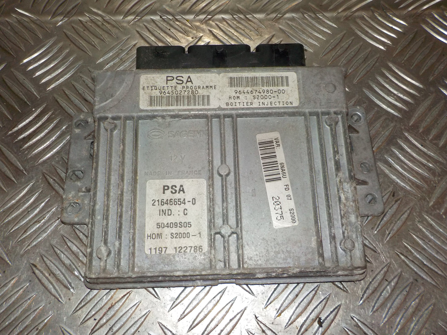 Citroen Xsara Picasso Startspærre Med OEM Nr. Ophugger Fra Citroen Ophugger