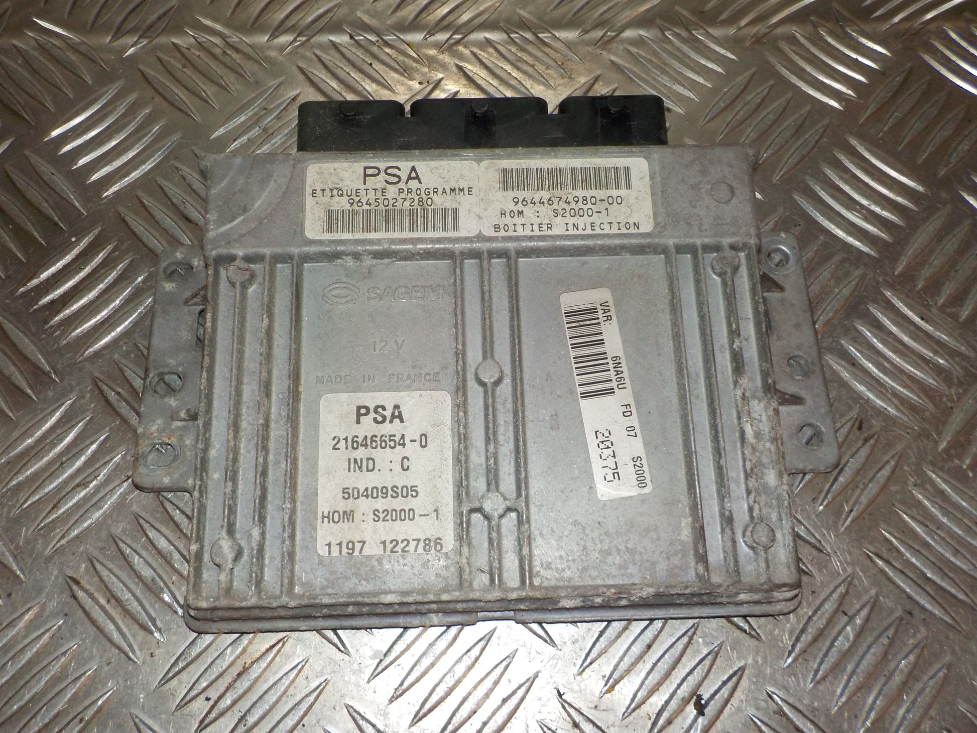 Citroen Xsara Picasso Startspærre Med OEM Nr. Ophugger Fra Citroen Ophugger