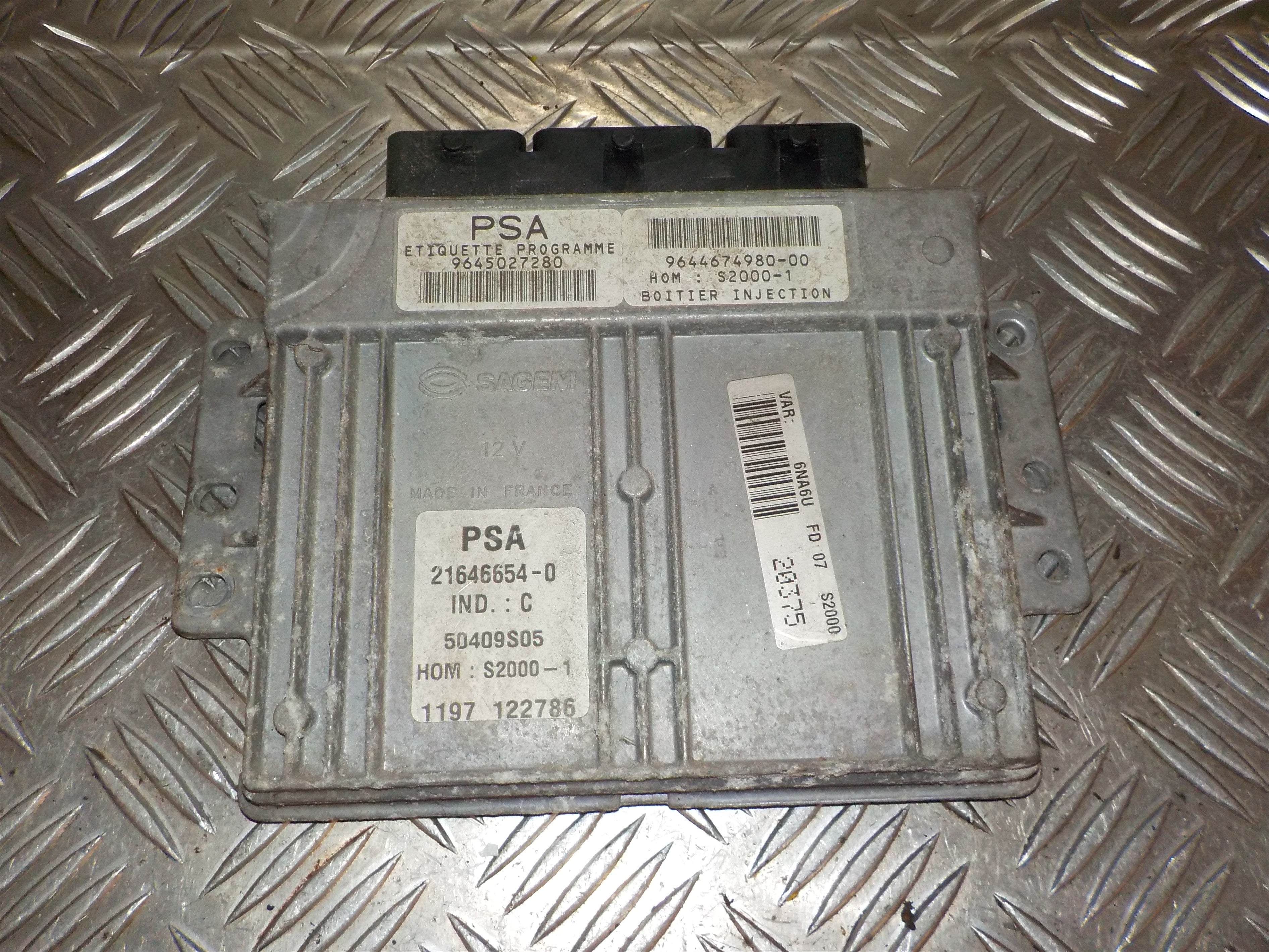 Citroen Xsara Picasso Startspærre Med OEM Nr. Ophugger Fra Citroen Ophugger