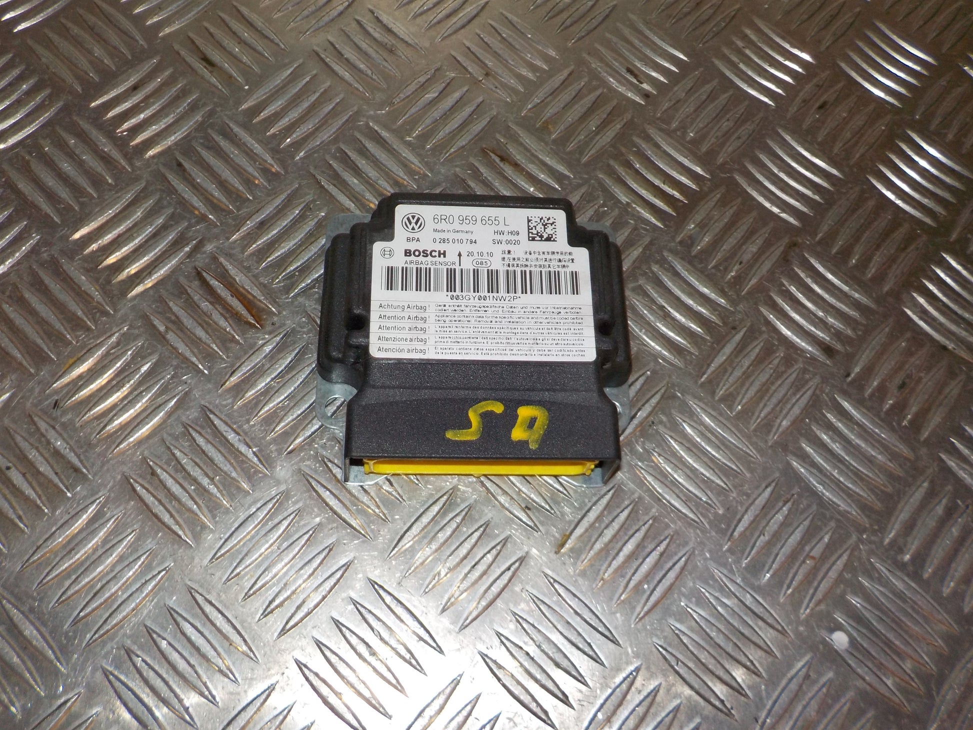 VW Polo 6R Airbag Elboks Med OEM Nr. 6R0959655L Fra VW Ophugger