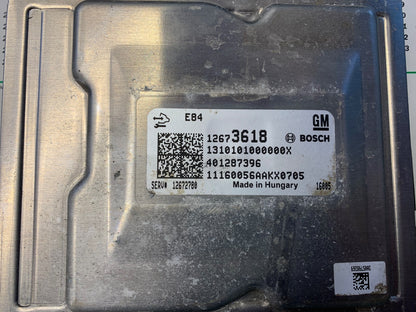 Opel Karl Motorstyring - Motorstyreboks - Injection Elboks Med OEM Nr. 12673618 Fra Opel Ophugger