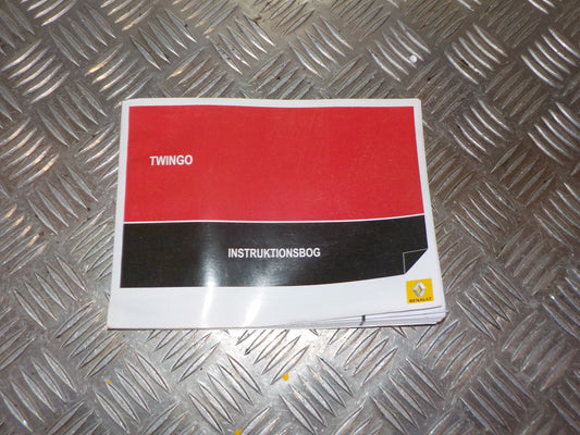 Renault Twingo 2 Instruktionsbog Med OEM Nr. Ophugger Fra Renault Ophugger