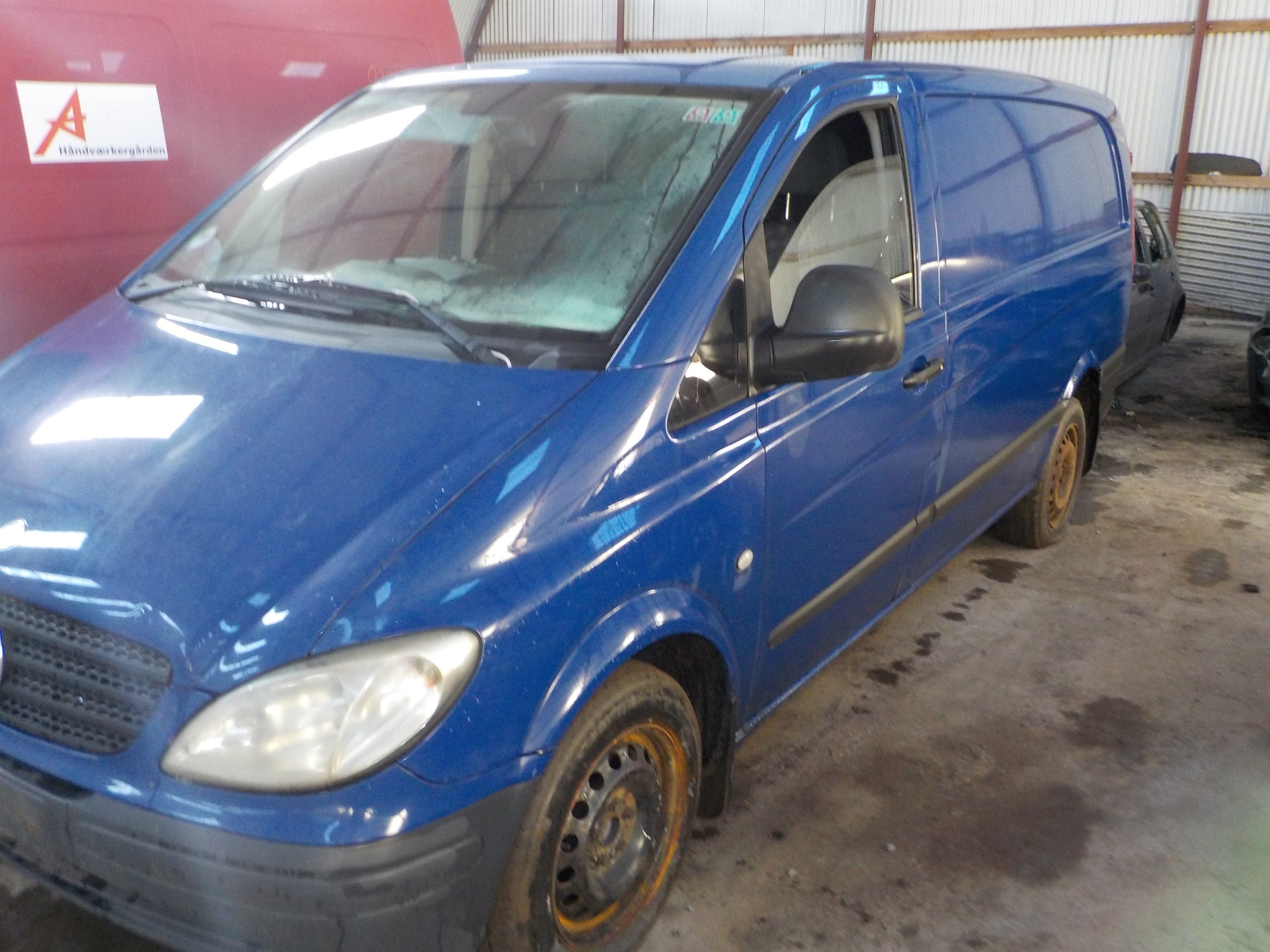 Mercedes Vito W639 Pluk-Selv-Bil Med OEM Nr. Ophugger Fra Mercedes Ophugger