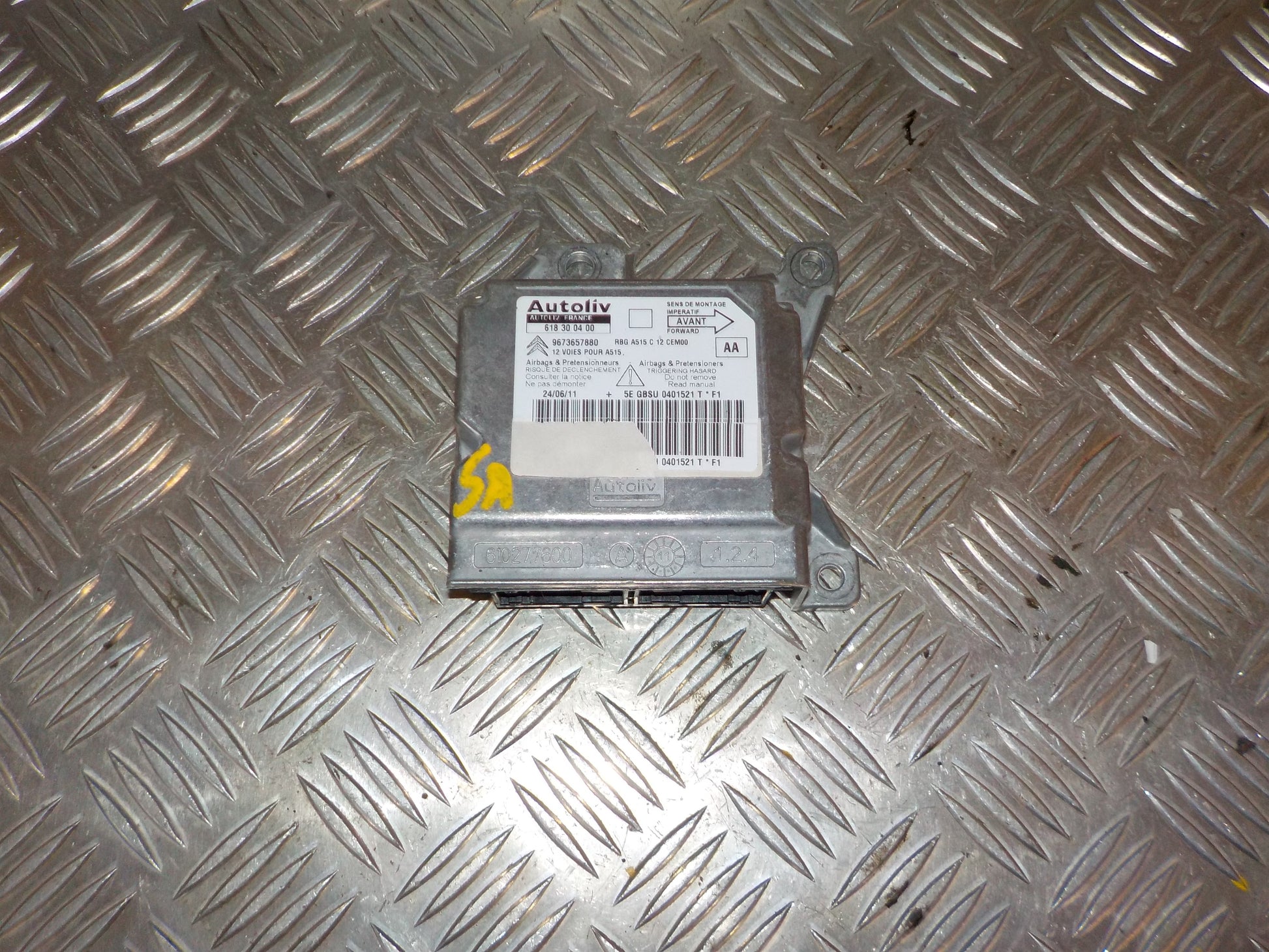 Citroen C3 II Airbag Elboks Med OEM Nr. 6546T7	 Fra Citroen Ophugger