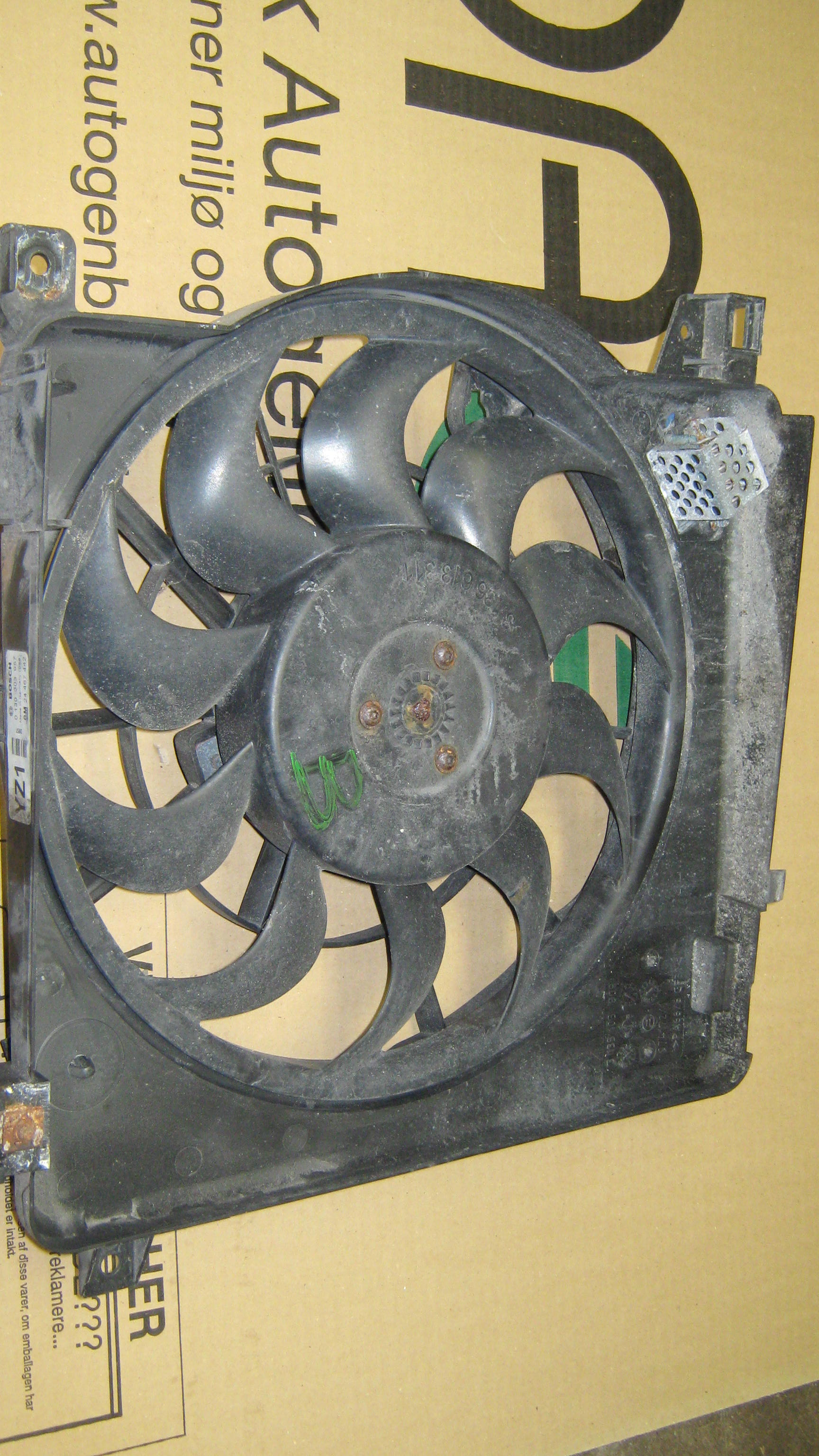 Opel Astra H Kølerblæser El Med OEM Nr. Ophugger Fra Opel Ophugger