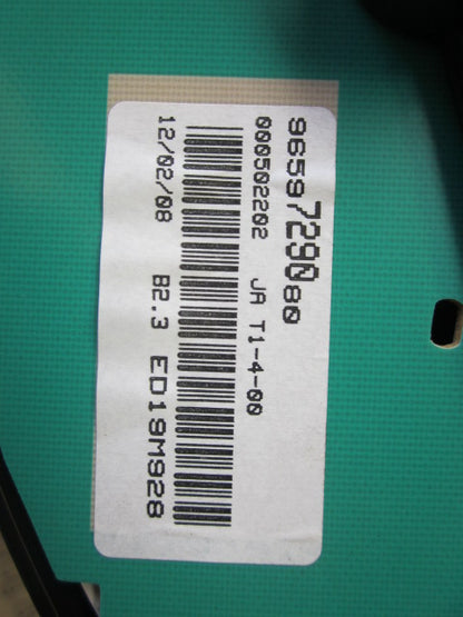 Peugeot 206 Speedometer - Instrument Med OEM Nr. 6106LJ Fra Peugeot Ophugger